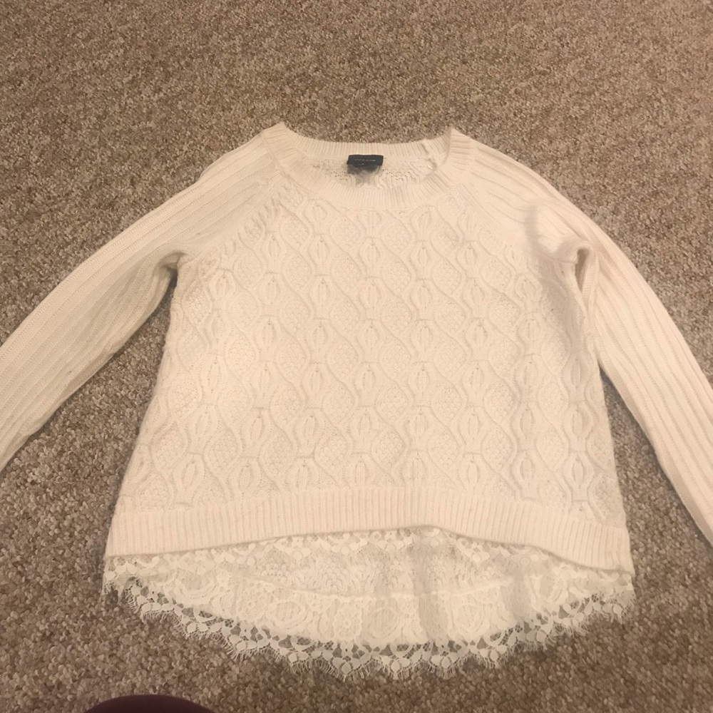 White sweater